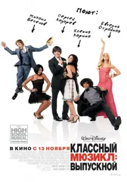 Классный мюзикл: Выпускной / High School Musical 3 (2008) фильм скачать через торрент в хорошем качестве