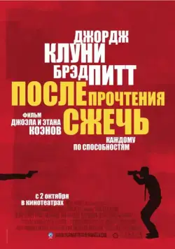 После прочтения сжечь / Burn After Reading (2008) фильм скачать через торрент в хорошем качестве