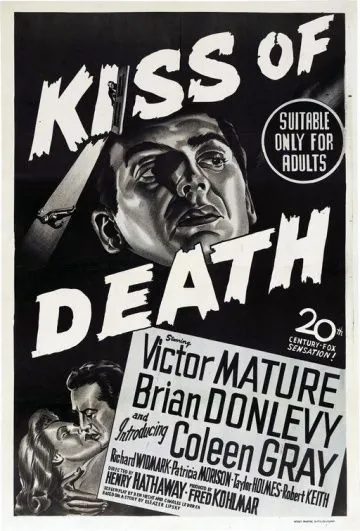 Поцелуй смерти / Kiss of Death (1947) фильм скачать через торрент в хорошем качестве