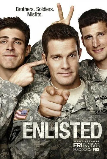 Завербован / Enlisted (2014) сериал скачать через торрент в хорошем качестве