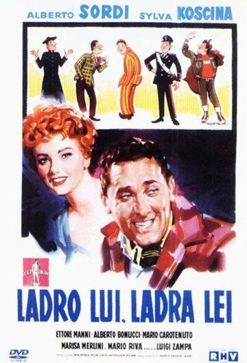 Он вор, она воровка / Ladro lui, ladra lei (1958) фильм скачать через торрент в хорошем качестве