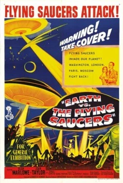 Земля против летающих тарелок / Earth vs. the Flying Saucers (1956) фильм скачать через торрент в хорошем качестве