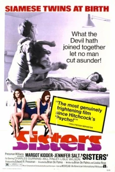 Сёстры / Sisters (1972) фильм скачать через торрент в хорошем качестве